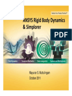 ANSYS Rigid Body Dynamics and ANSYS Simplorer