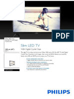 Slim Led TV: With Digital Crystal Clear