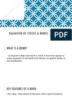 Valuation of Stocks & Bonds: Bfinma2: Financial Management P-2