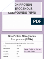 Non-Protein Nitrogenous Compounds (NPN)