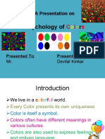 Psychology of Colors DK