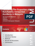 Estimating The Proportion of Non-Fatality Unreported Accidents in Malaysia