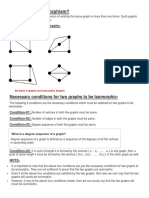 What Is Graph Isomorphism?: Necessary Conditions For Two Graphs To Be Isomorphic