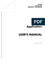 User'S Manual: Lift Application