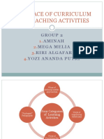 Interface of Curriculum and Teaching Activities: Group 2 Aminah Mega Melia Riri Algafar Yozi Ananda Putri