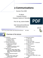 Mobile Communications: Summer Term 2005