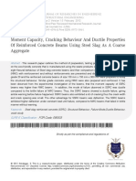 Moment Capacity, Cracking Behaviour and Ductile Properties of Reinforced Concrete Beams Using Steel Slag As A Coarse Aggregate