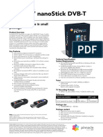 PCTV Nanostick DVB-T: Big TV Experience in Small Package