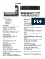 Axia Iq Aoip Mixing Console: Specifications