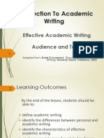 W1 - Intro To Academic Writing