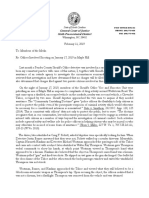 Letter To The Media - Officer Use of Force Incident, January 17, 2019 Involving Pender County Sheriff's Office 02.11.19