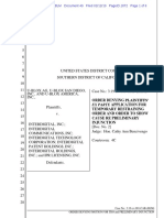 Order Denying Plaintiffs' Temporary Restraining Order and Order To Show Cause Re Preliminary Injunction