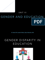 Gender Disparity in Education