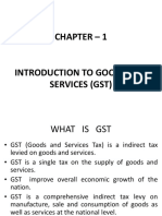 Introduction of GST