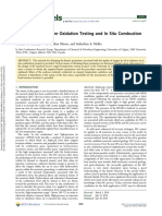 Ramped Temperature Oxidation Testing and in Situ Combustion Projects