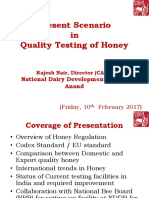 Present Scenario in Quality Testing of Honey