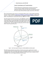 Selenocentric Coordinates and Transformations