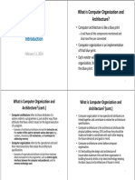 Introduction of Computer Organization and Architecture