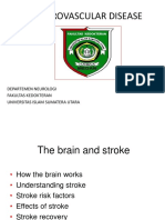 Cerebrovascular Disease: Departemen Neurologi Fakultas Kedokteran Universitas Islam Sumatera Utara