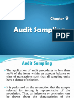 Audit Sampling (Chapter 9)