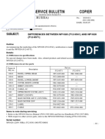 Service Bulletin Copier: Np1020 (For Russia)