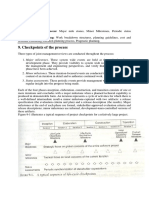 Checkpoints of The Process: Unit - V