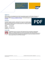 Root Cause Analysis For SAP BI 7.0 With SAP Solution Manager Diagnostics - Installation and Configuration (Part - I)