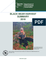 NY State Bear Harvest Summary 2018