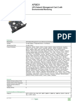 UPS Network Management Cards - AP9631 - APC