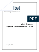 Mitel Connect System Admin Guide PDF