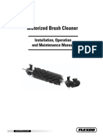 Motorized Brush Cleaner: Installation, Operation and Maintenance Manual