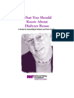 What You Should Know About Dialyzer Reuse: A Guide For Hemodialysis Patients and Their Families