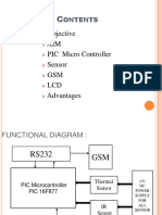 Objective AIM PIC Micro Controller Sensor GSM LCD Advantages