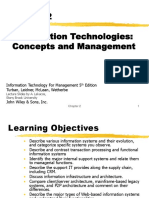 Information Technologies: Concepts and Management