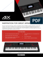 Casio CT-X3000 Product Brochure