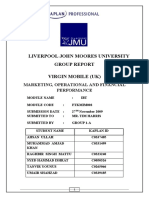 Liverpool John Moores University Group Report Virgin Mobile (Uk)