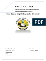 Practical File: Guru Gobind Singh Indraprastha University