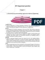 SEN Important Question: 1) Describe The Layered Technology Approach of Software Engineering