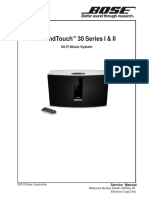 Soundtouch 30 Series I & Ii: ™ Wi-Fi Music System