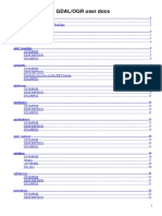 Gdal Ogr User Docs PDF