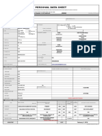 Personal Data Sheet: Cayabyab Joed Pinlac