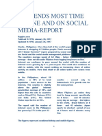 PH Spends Most Time Online and On Social Media-Report