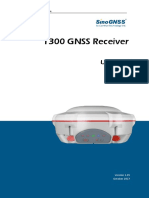 SinoGNSS T300 GNSS Receiver - User Manual - V1.05 - ENG PDF