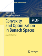 Barbu V., Precupanu T. Convexity and Optimization in Banach Spaces (4ed., Springer, 2012) (ISBN 9789400722460) (O) (381s) - MOc - PDF