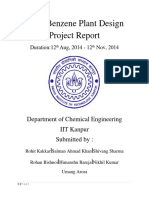 Ethyl Benzene Plant Design PDF