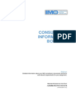 IMO Consultant Information Booklet