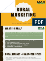 Rural Marketing: An Insight by Nitesh Chaharia