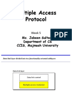 Multiple Access Protocol: Ms. Jabeen Sultana Department of CS CCIS, Majmaah University