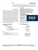 Ω Ω Ω Ω Ω, 1.3A Power Switch with Programmable Current Limit