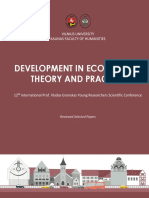 Development in Economics: Theory and Practice: Vilnius University Kaunas Faculty of Humanities